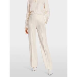 NEW MARC CAIN washington wide trousers in bright ecru